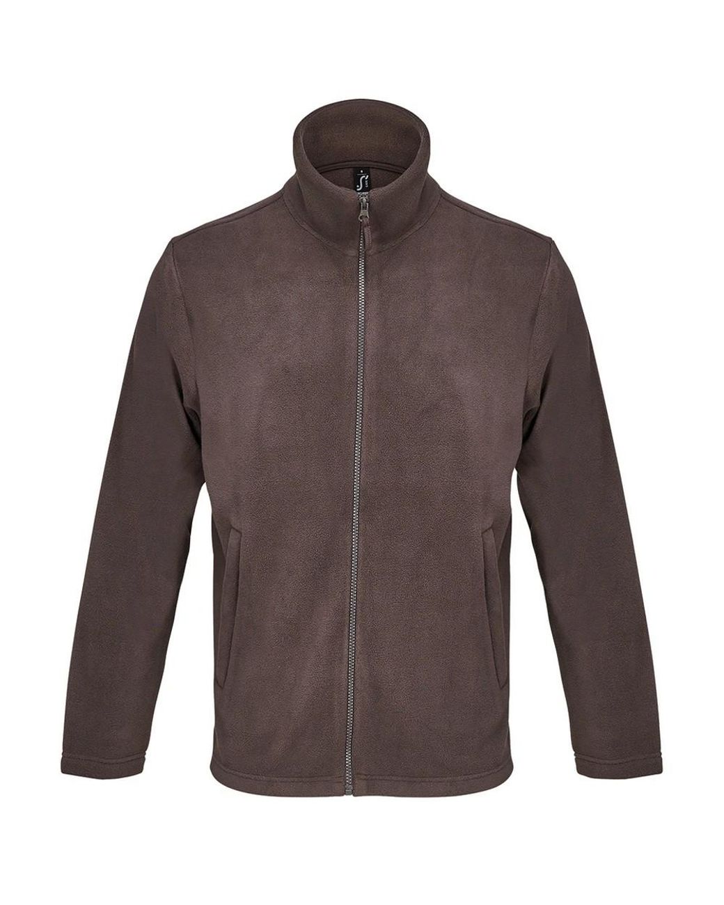 Sol's Brown Adult Microfleece Jacket (Dark)