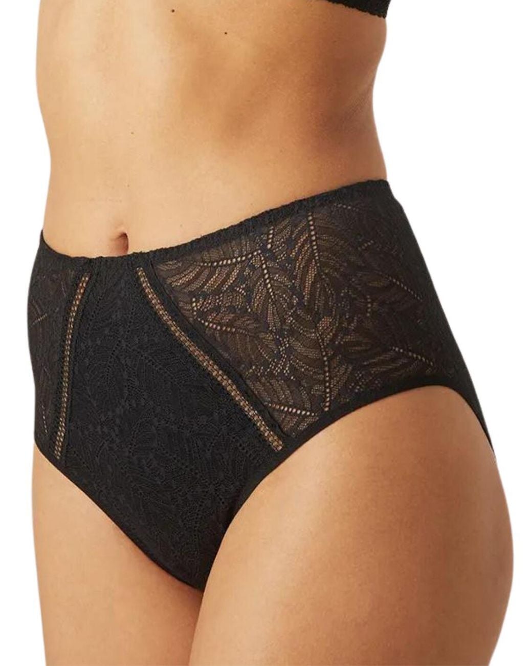Simone Perele Black Comete Retro Brief