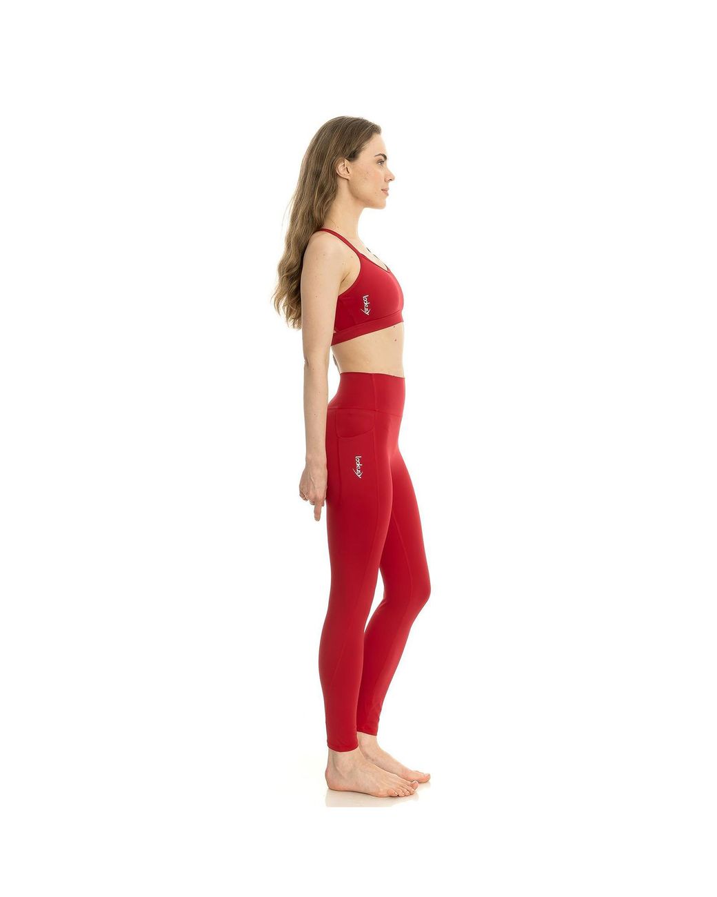 Lookus Red Amaya Sports Bra