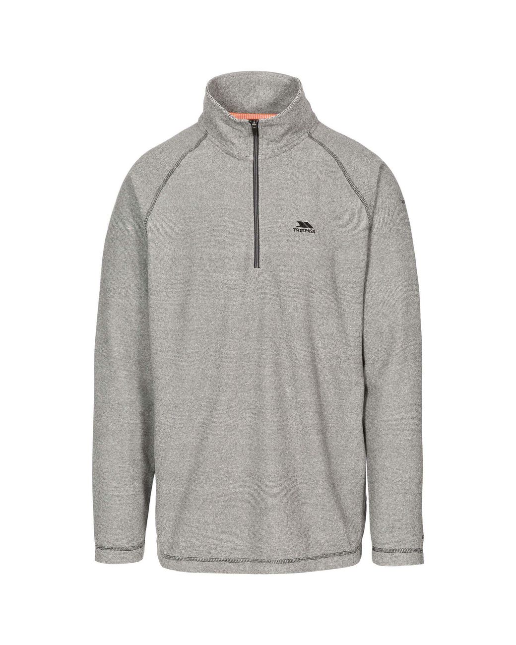 Trespass Gray Keynote Fleece Top for men
