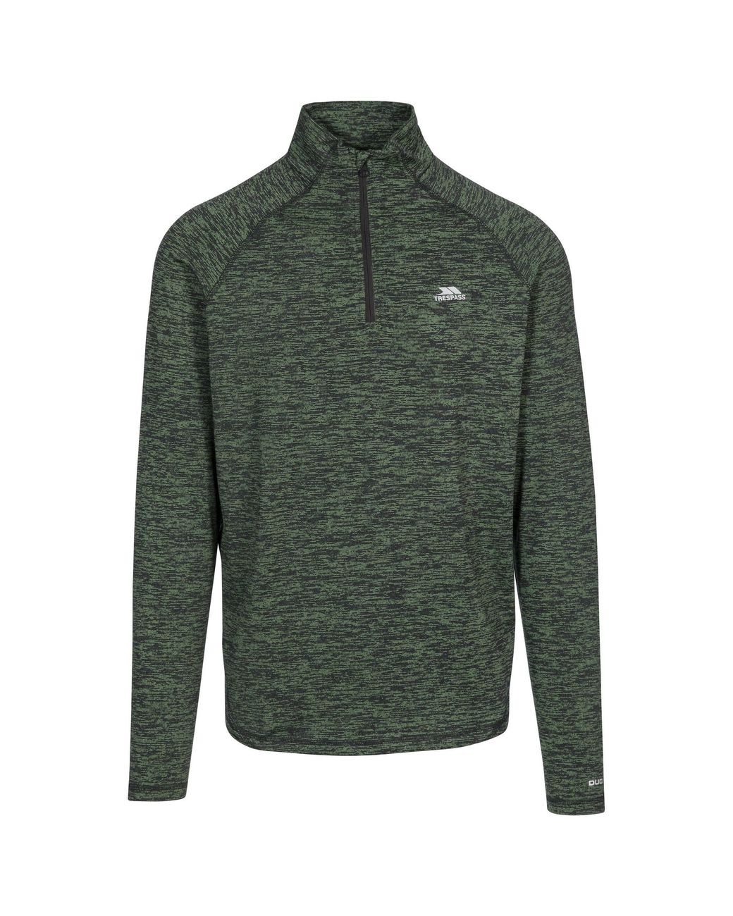 Trespass Green Gerry Active Top (Bright Fleck) for men