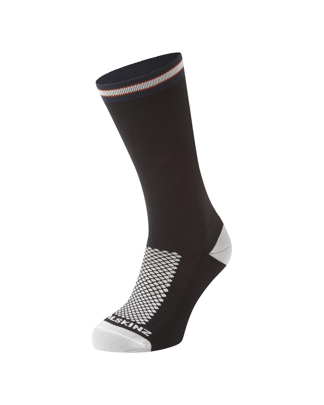 SealSkinz Black Single Layer Mid Length Cycling Socks For And