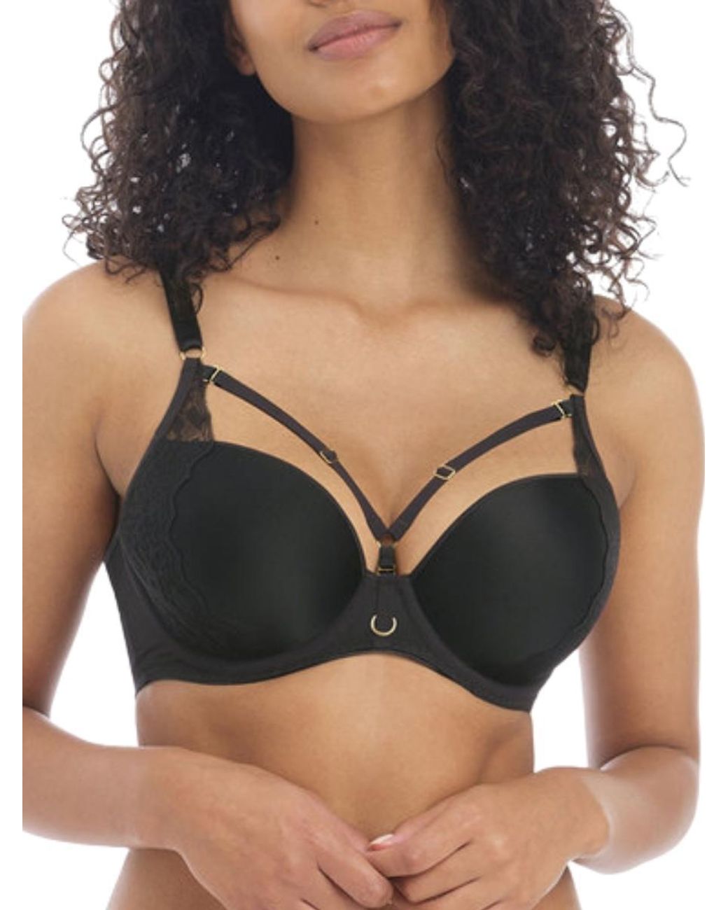 Freya Black Temptress T-Shirt Bra