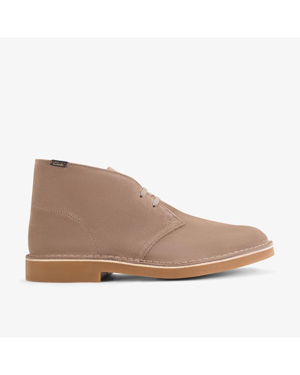 Clarks Brown Dsrt Bt Evo Ii Pebble Suede Boots for men
