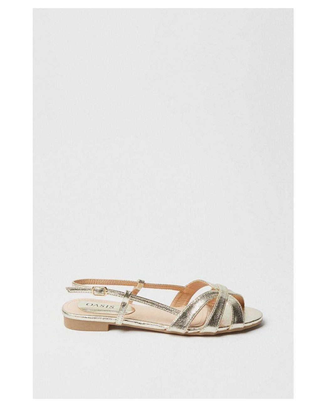 Oasis flat sandals hotsell