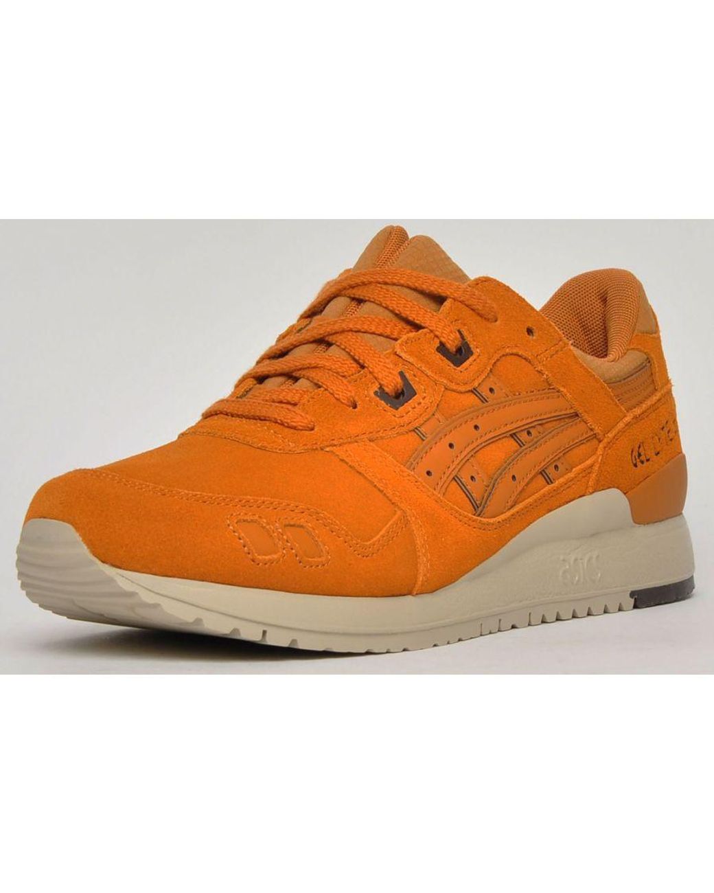 Asics gel lyte iii orange best sale blue