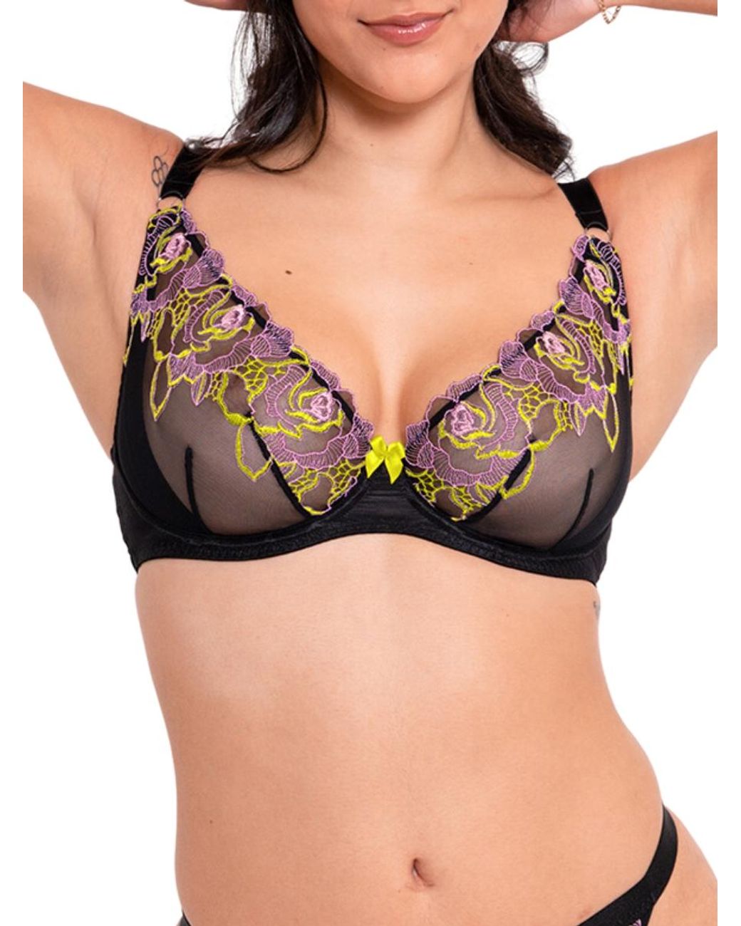 Curvy Kate Black Stand Out Plunge Bra