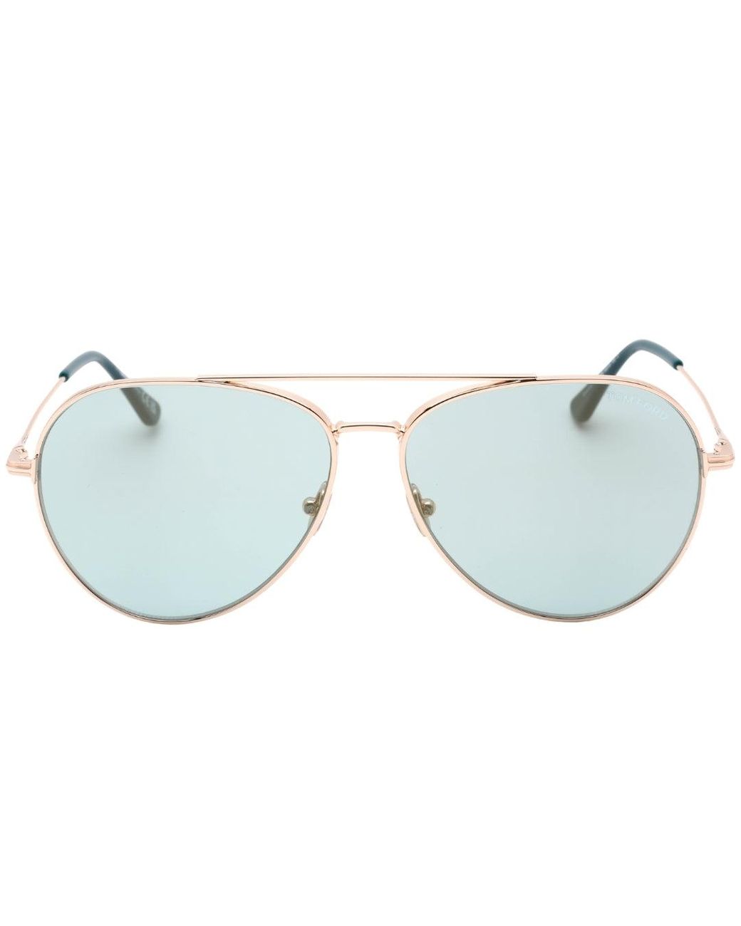 Tom Ford Blue Ft0996 28X Shiny Sunglasses Metal for men