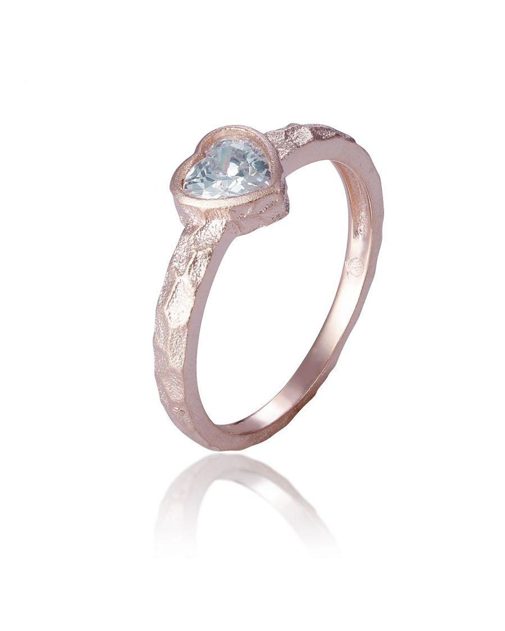Orphelia Metallic 'Nora' 925 Sterling Set: Necklace + Ring