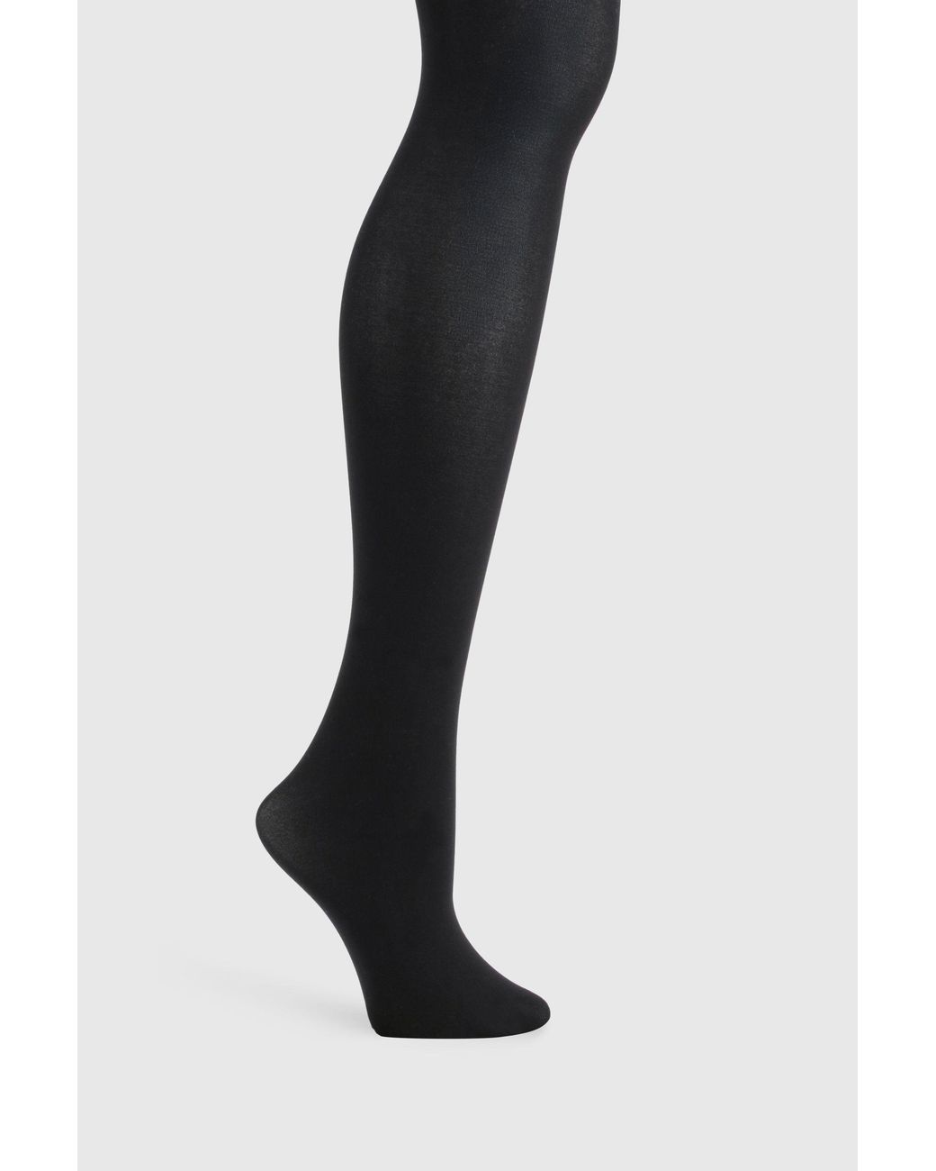 Boohoo Black Plus Shaper 60 Denier 3 Pack Tights