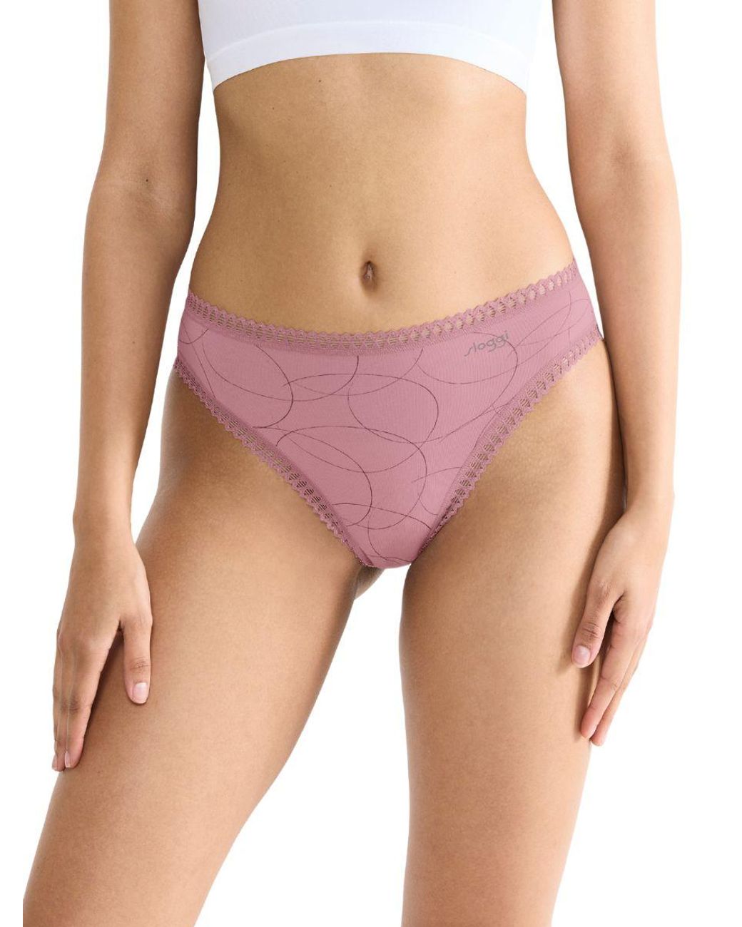Sloggi Pink Go Crush High Leg Briefs (3 Pack)