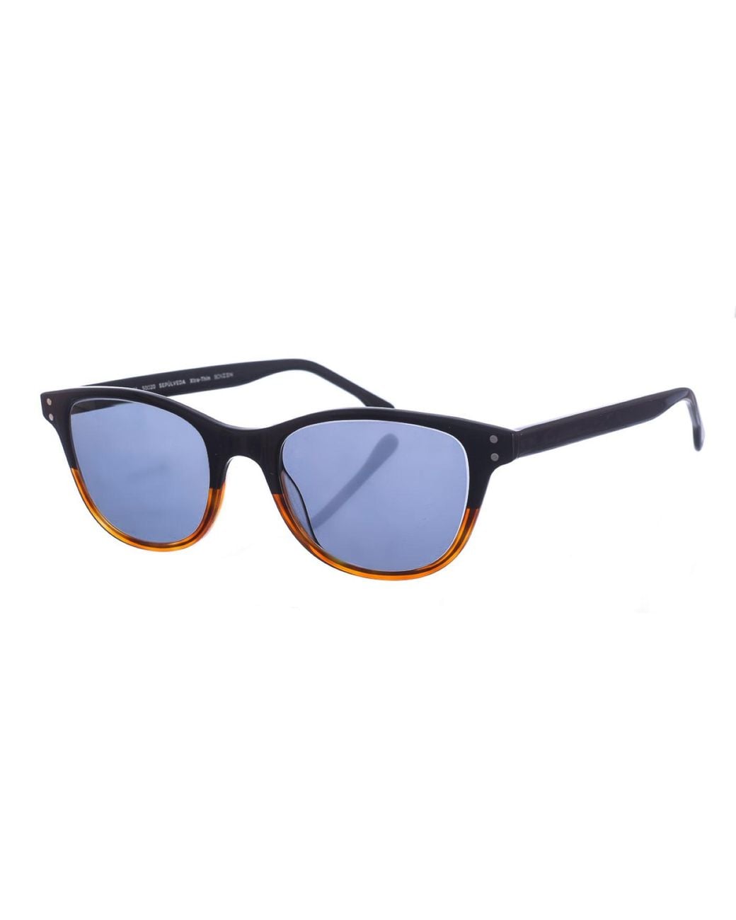 Zen Blue Z473 Square Shaped Acetate Sunglasses