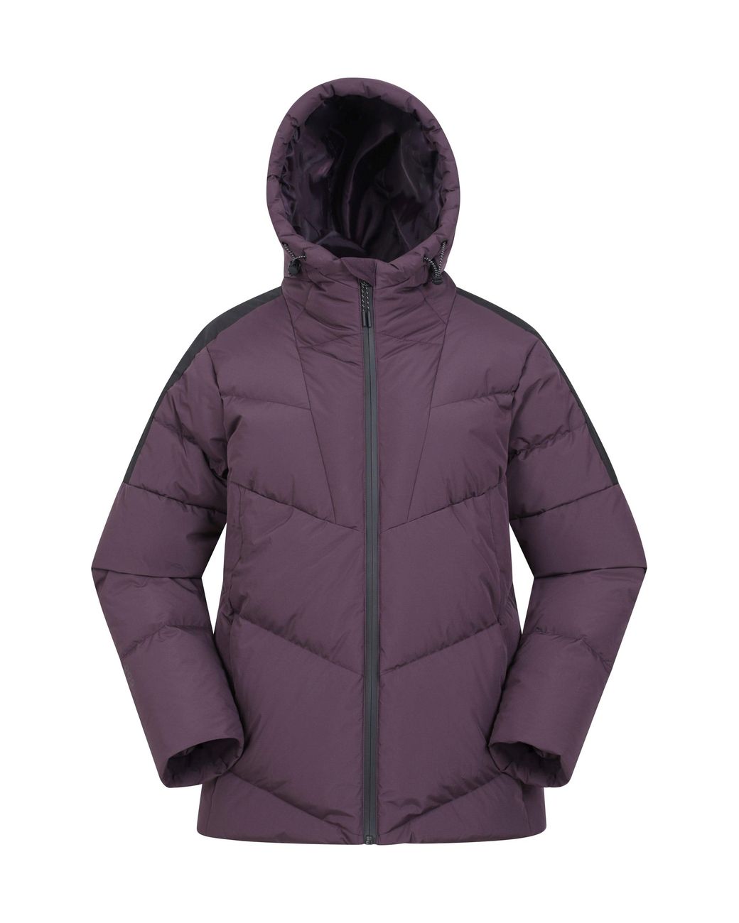 Mountain Warehouse Purple 'Frost Tech' Extreme Down Padded Jacket Warm Hooded Puffer Winter Coat