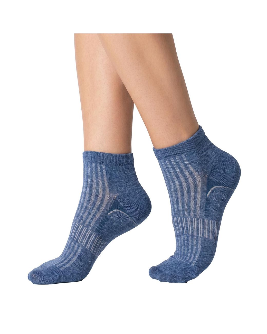 Pro Socks Blue 6 Pairs Cotton Low-Cut S20909