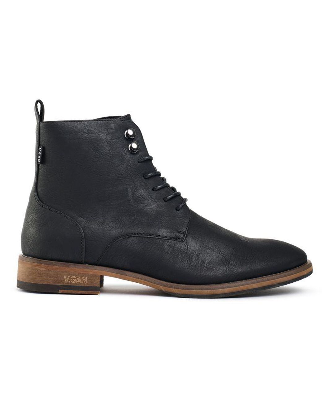 V.Gan Blue Vegan Rye 2 Ankle Boots for men