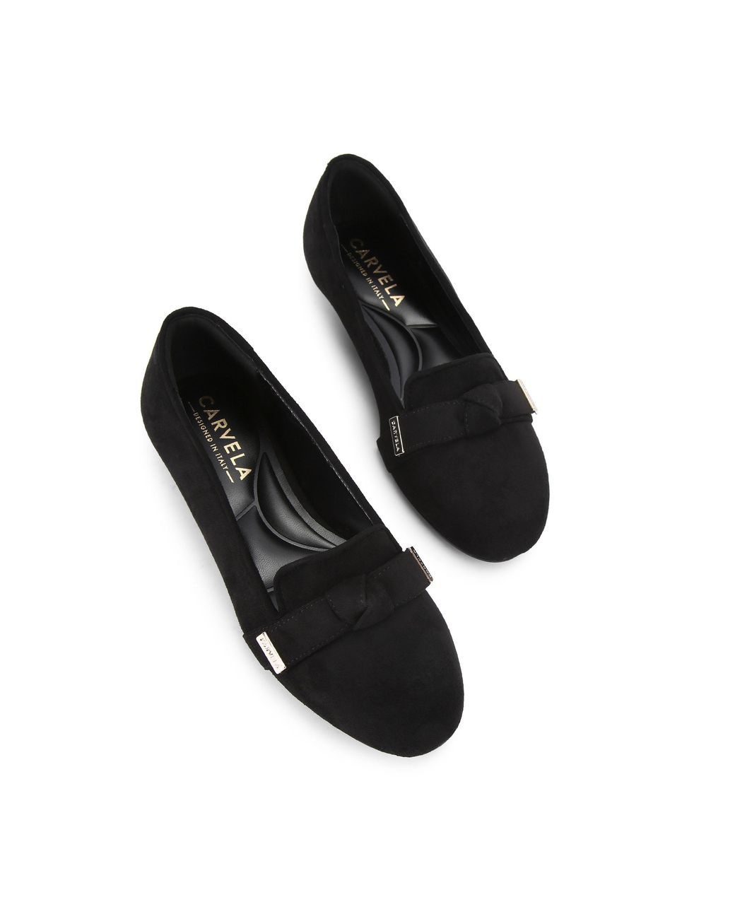 Carvela Kurt Geiger Black Tempt Flat Loafers