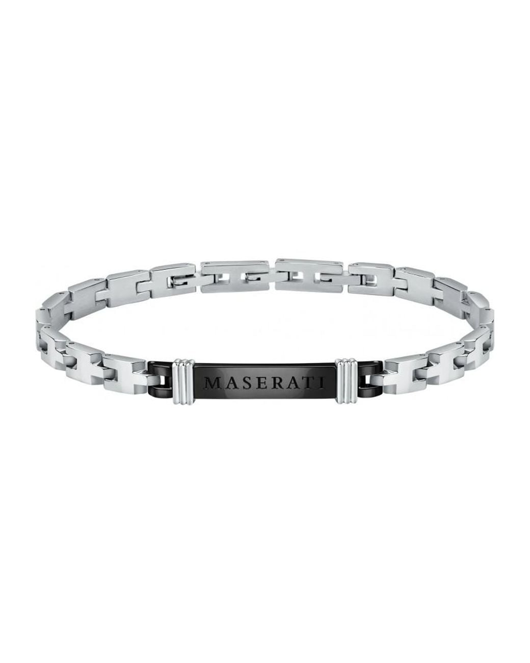 Maserati White Jm420Atk02 Bracelet for men