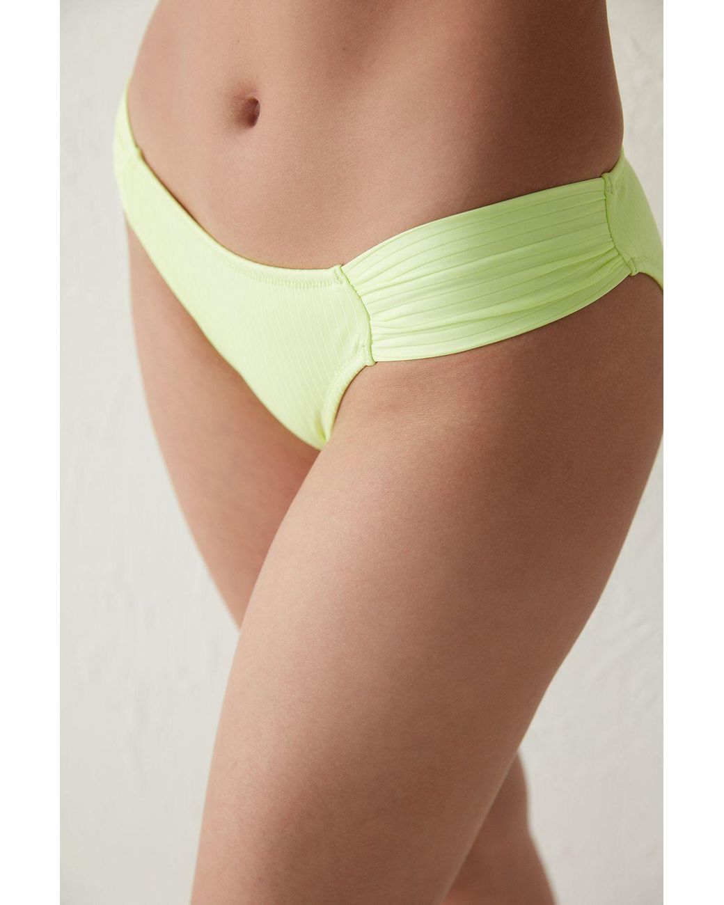 Penti Multicolor Ribbed Mid-Waist Hipster Bikini Bottoms