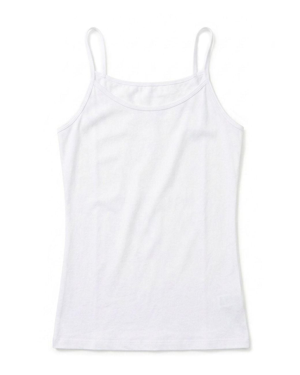 Öts White Cotton Tank Top