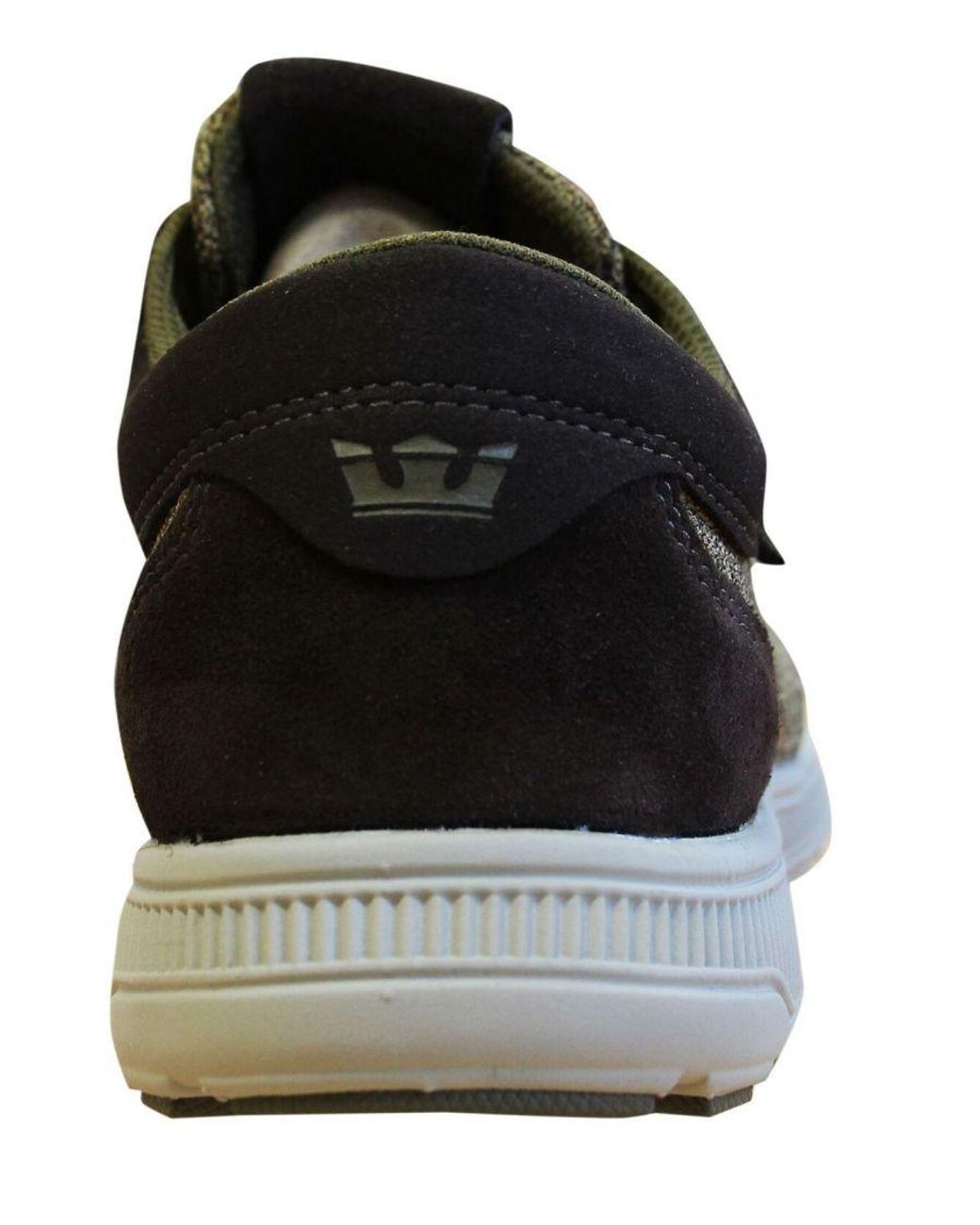 Supra Black Hammer Run Lace Up Casual Running Trainers Bone 08128 285 for men