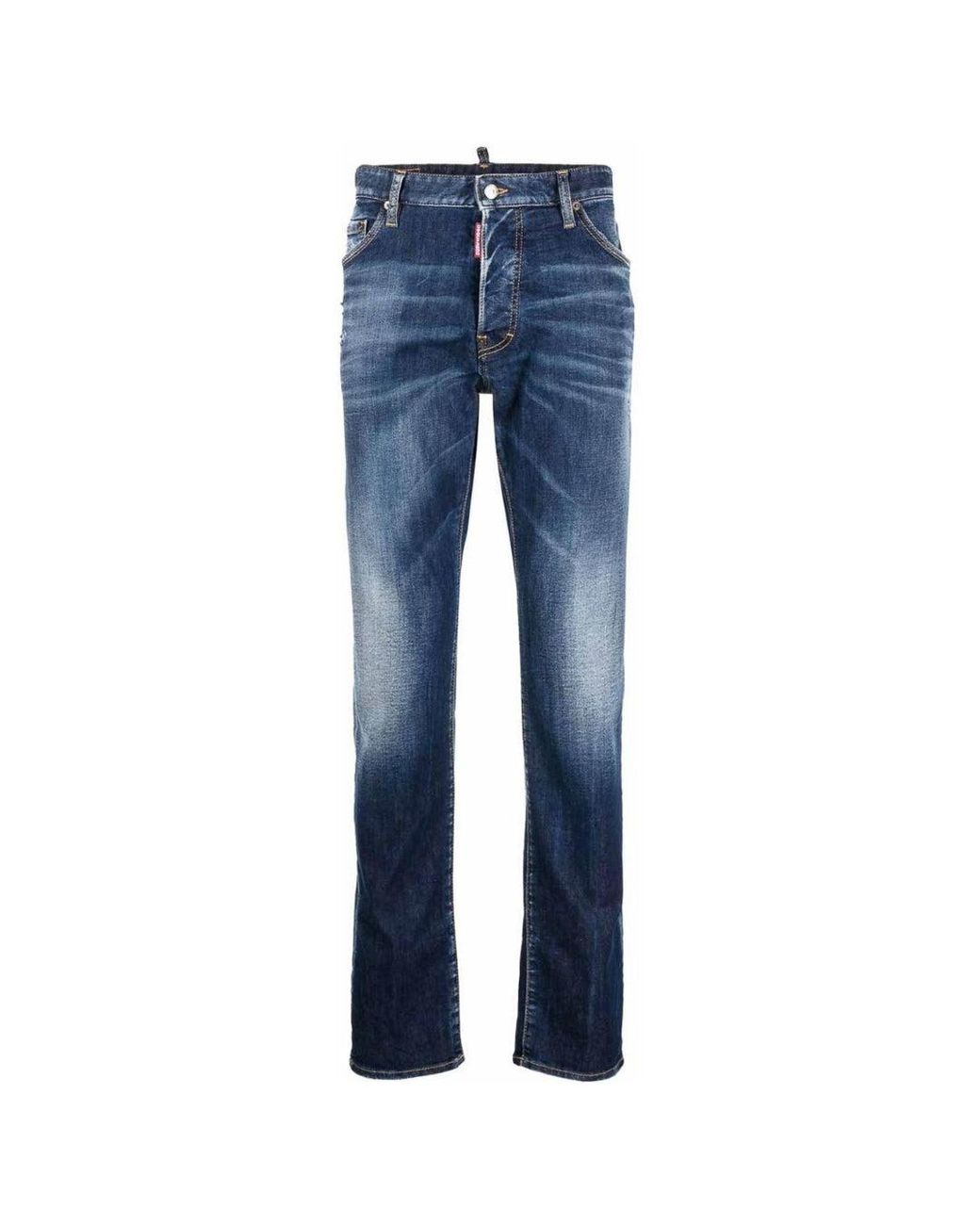 DSquared² Blue Cool Guy Skinny Jeans Cotton for men