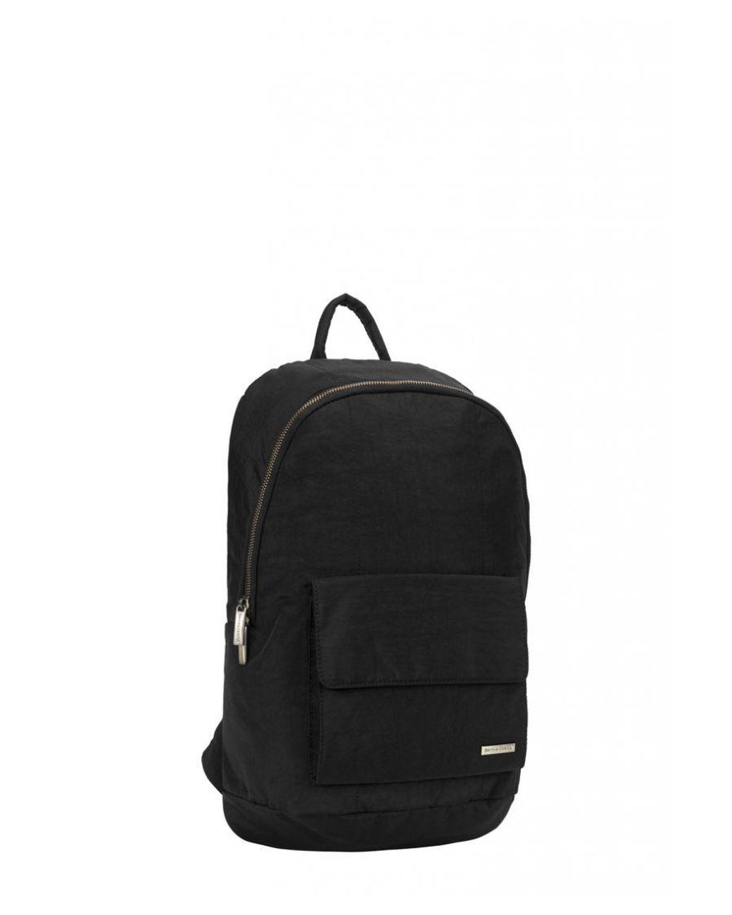 Smith & Canova Black Zip Around Nylon Backpack