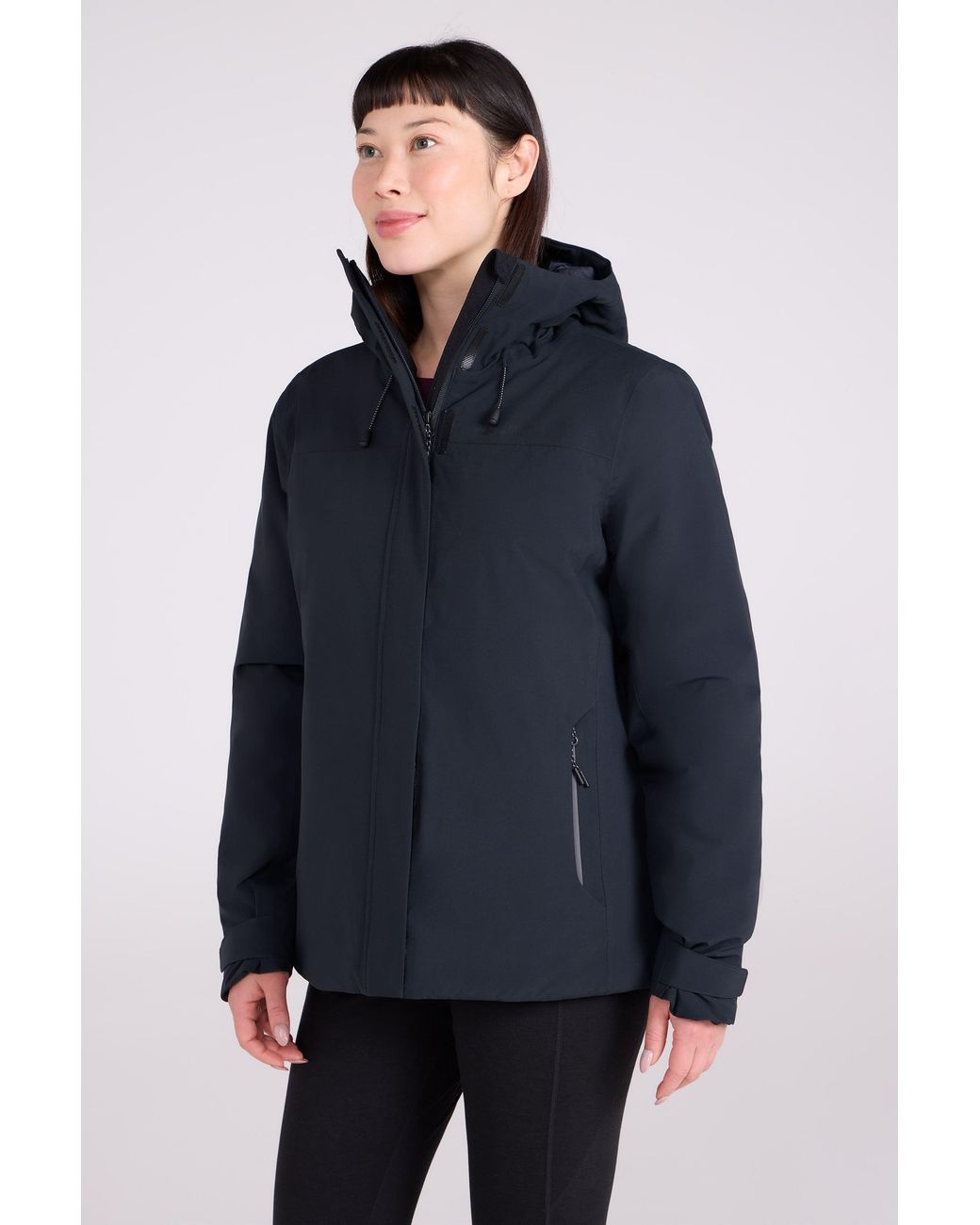Mountain Warehouse Blue 'Mallory' Padded Jacket Waterproof Warm Cosy Everyday Coat