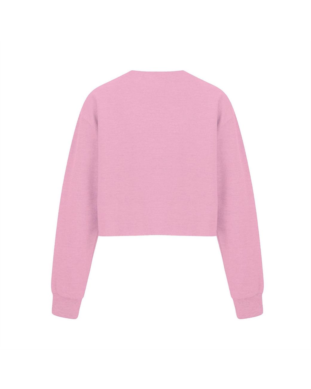 Miso Pink Cropped Sweatshirt
