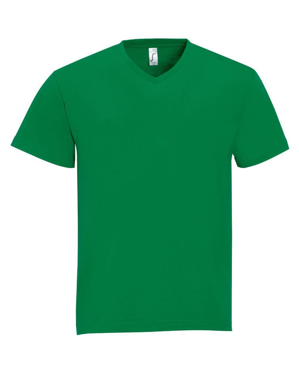 Sol's Green Victory V Neck Short Sleeve T-Shirt (Kelly) Cotton for men