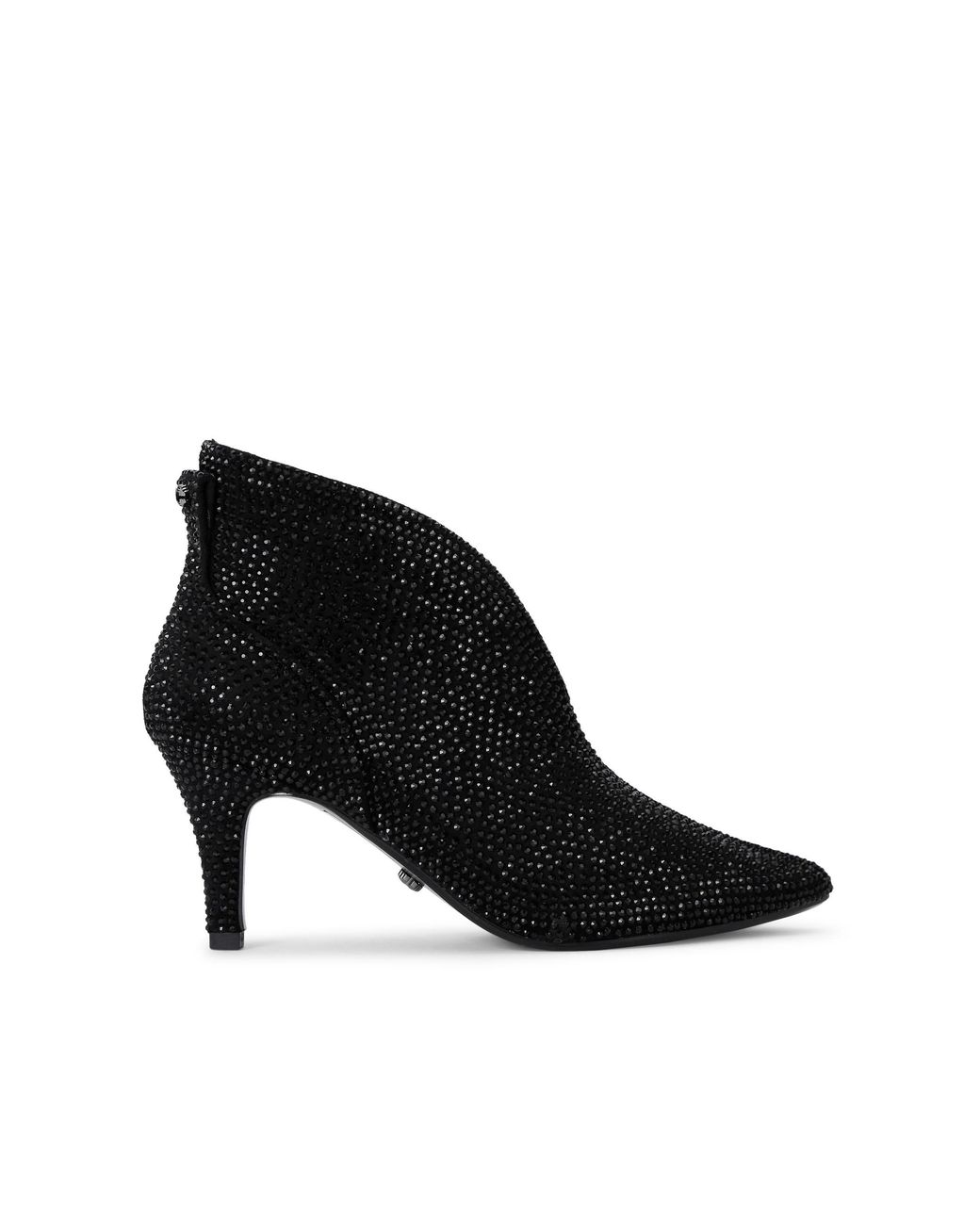 Carvela Kurt Geiger Black Carvela Ankle Boot Crystal Flute