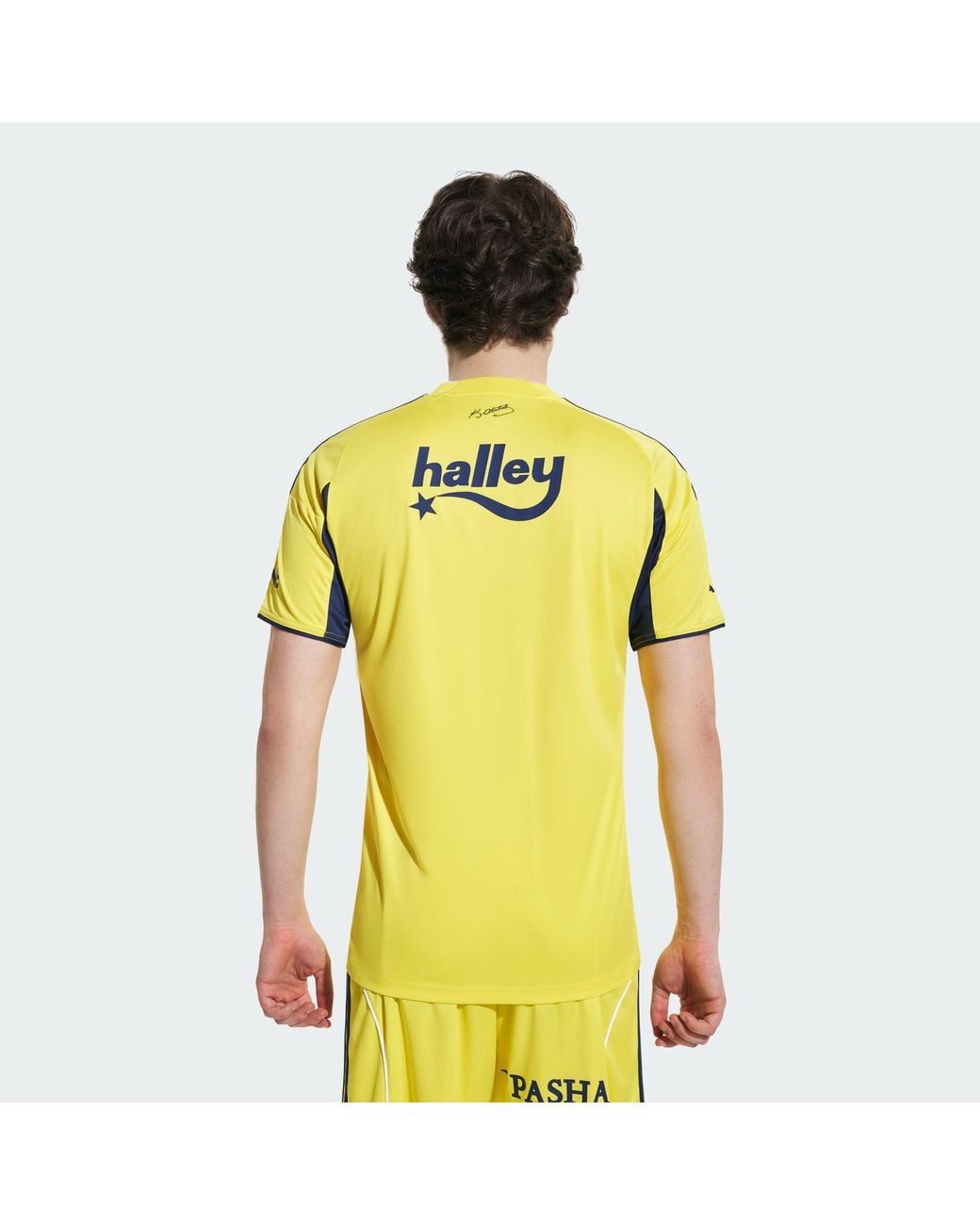 Adidas Originals Yellow Fenerbahce 2025/2026 Away Jersey for men