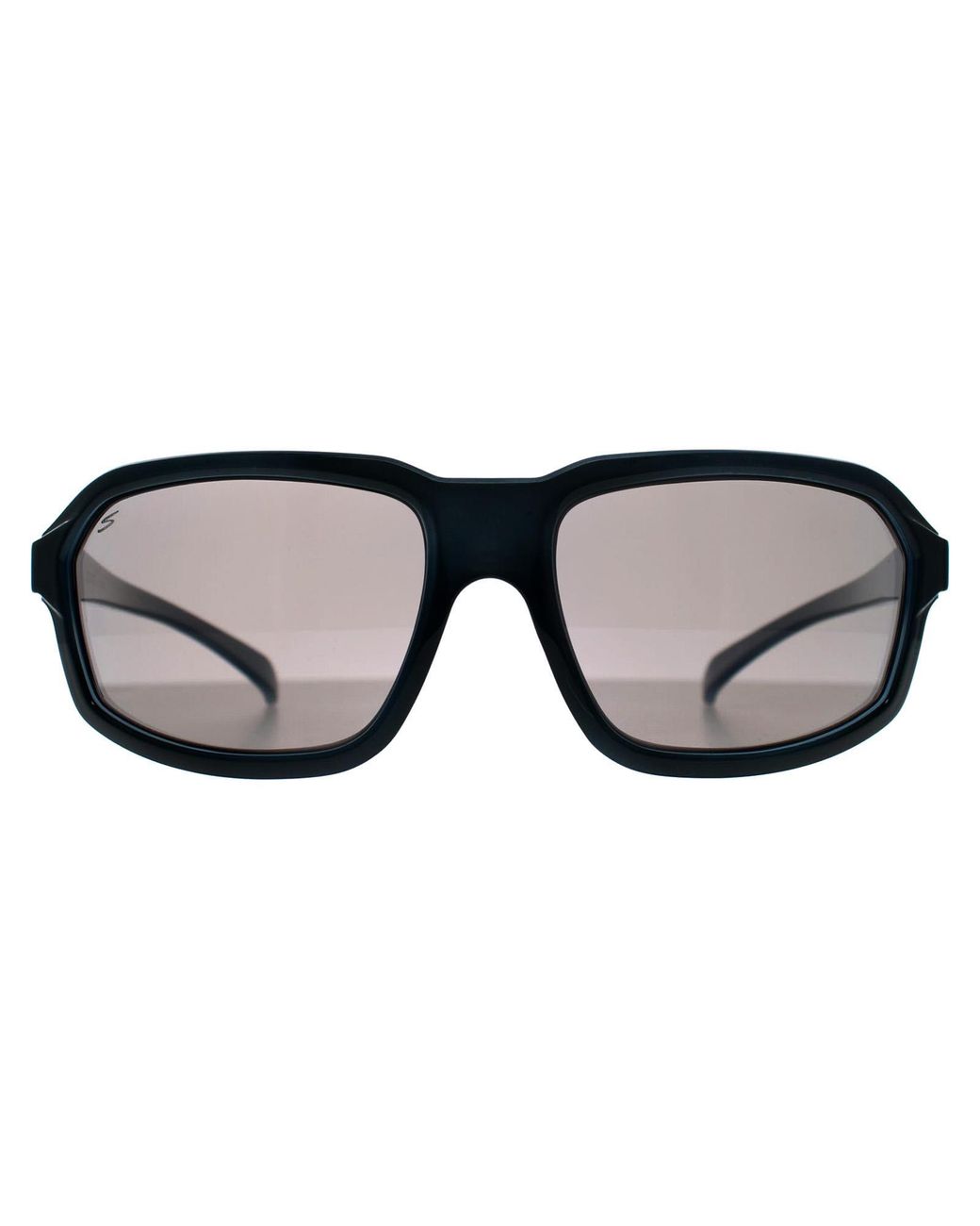 Serengeti Black Wrap Shiny Dark Spray On Milky Saturn Polarized Smoke Hext for men