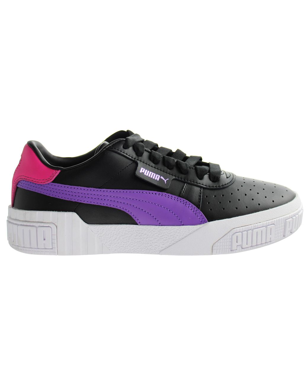 PUMA Black Cali Bold Trainers Leather