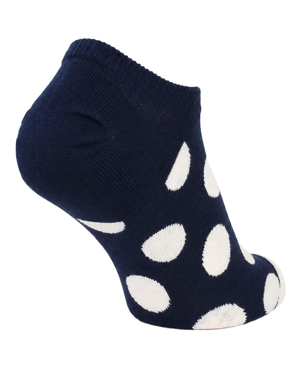 Happy Socks Blue 1-Pack Big Dot No Show Cotton