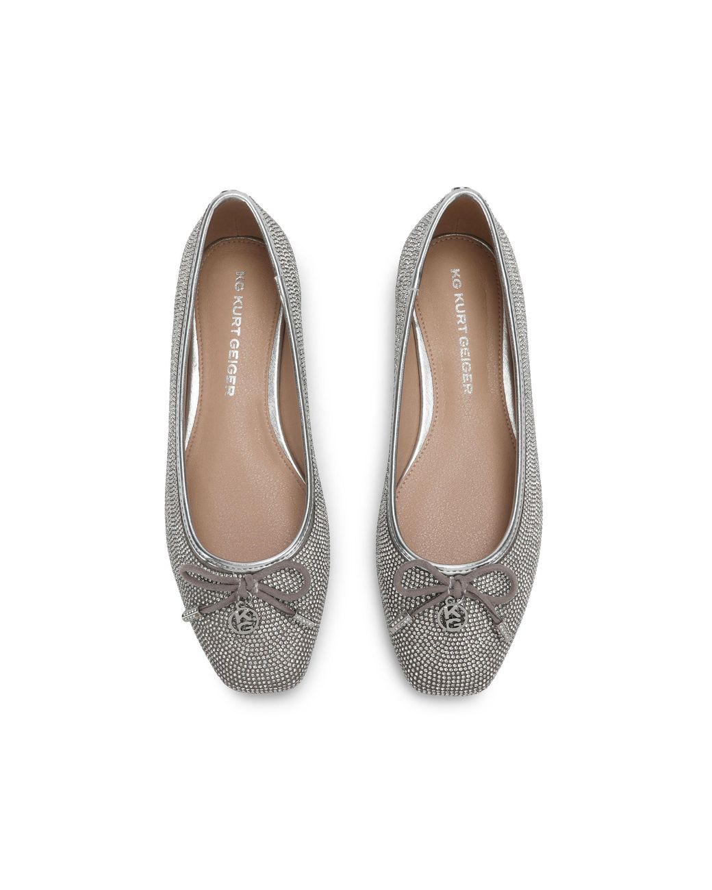 KG by Kurt Geiger Gray Mara Ballet Flats