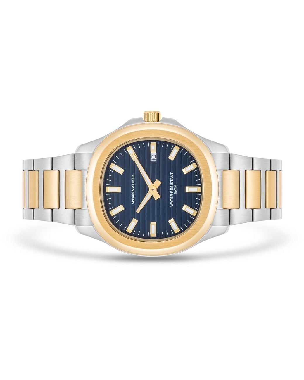 Spears & Walker Metallic Stainless Steel Watch Approx. 40.5 Mm for men