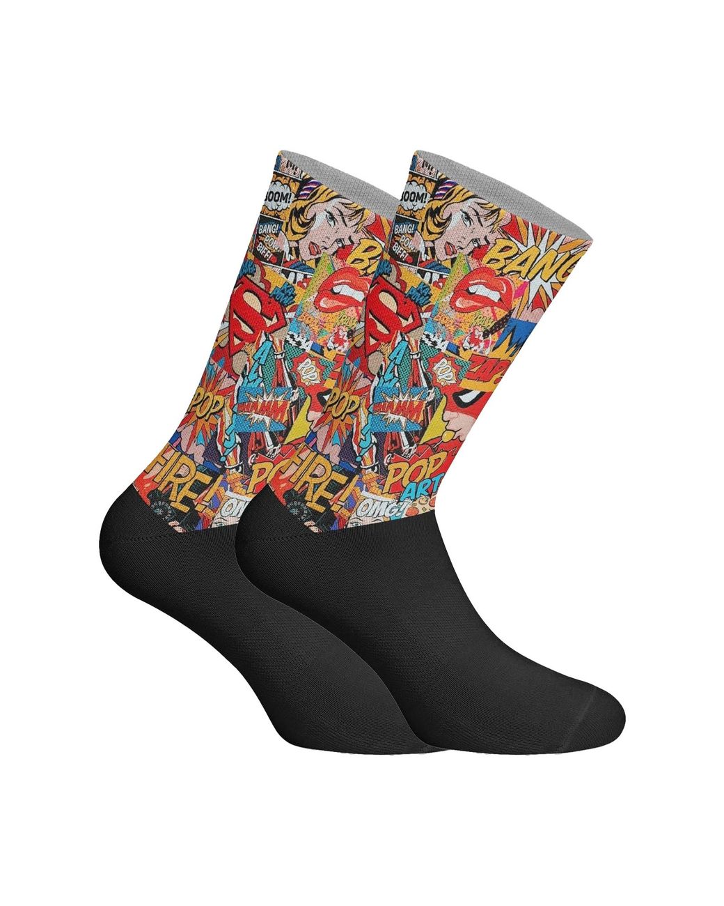 Jenes Socks Multicolor Elastic Printed Long