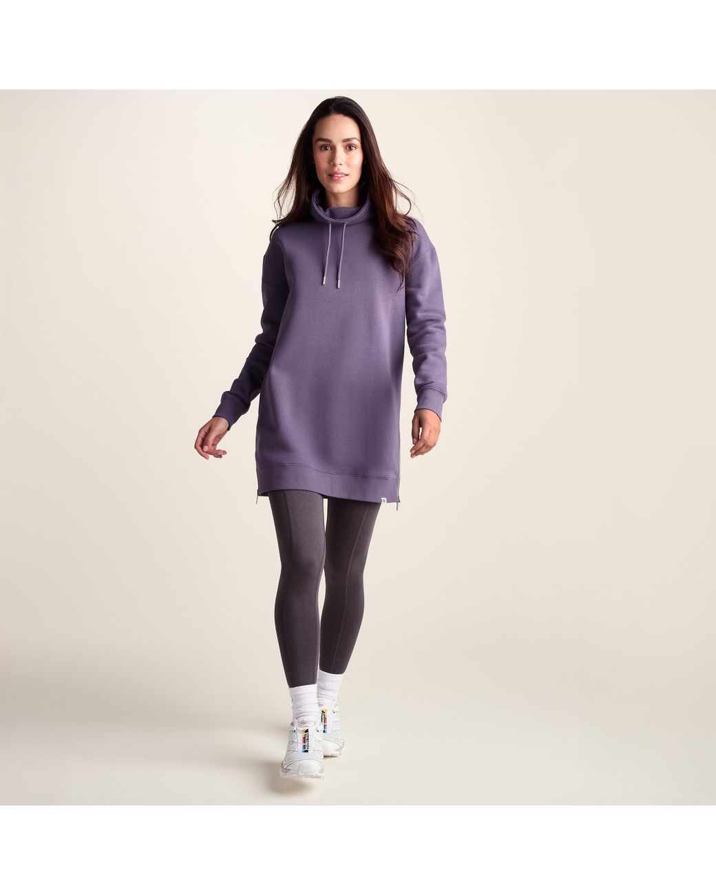 TOG24 Purple Drakeford Supersoft Longline Sweat