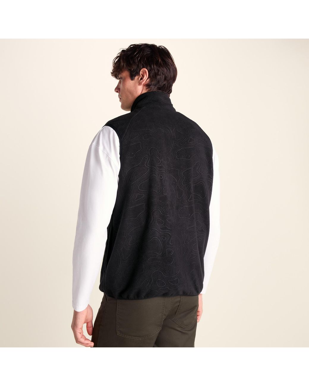 TOG24 Black Ainsworth Microfleece Gilet for men