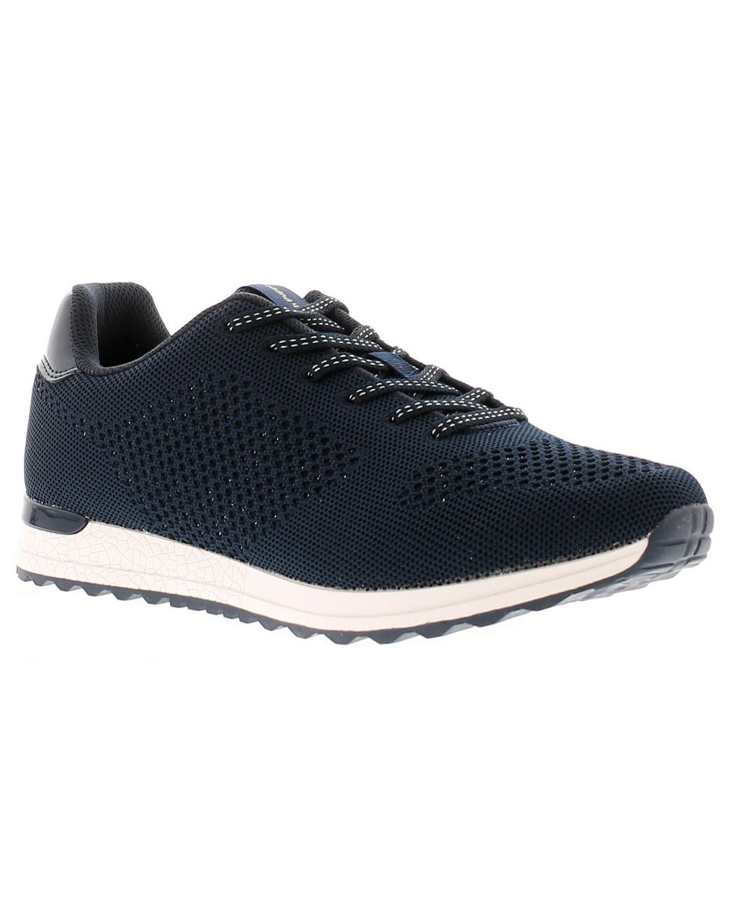Hush Puppies Blue Katrina Memory Foam Trainers