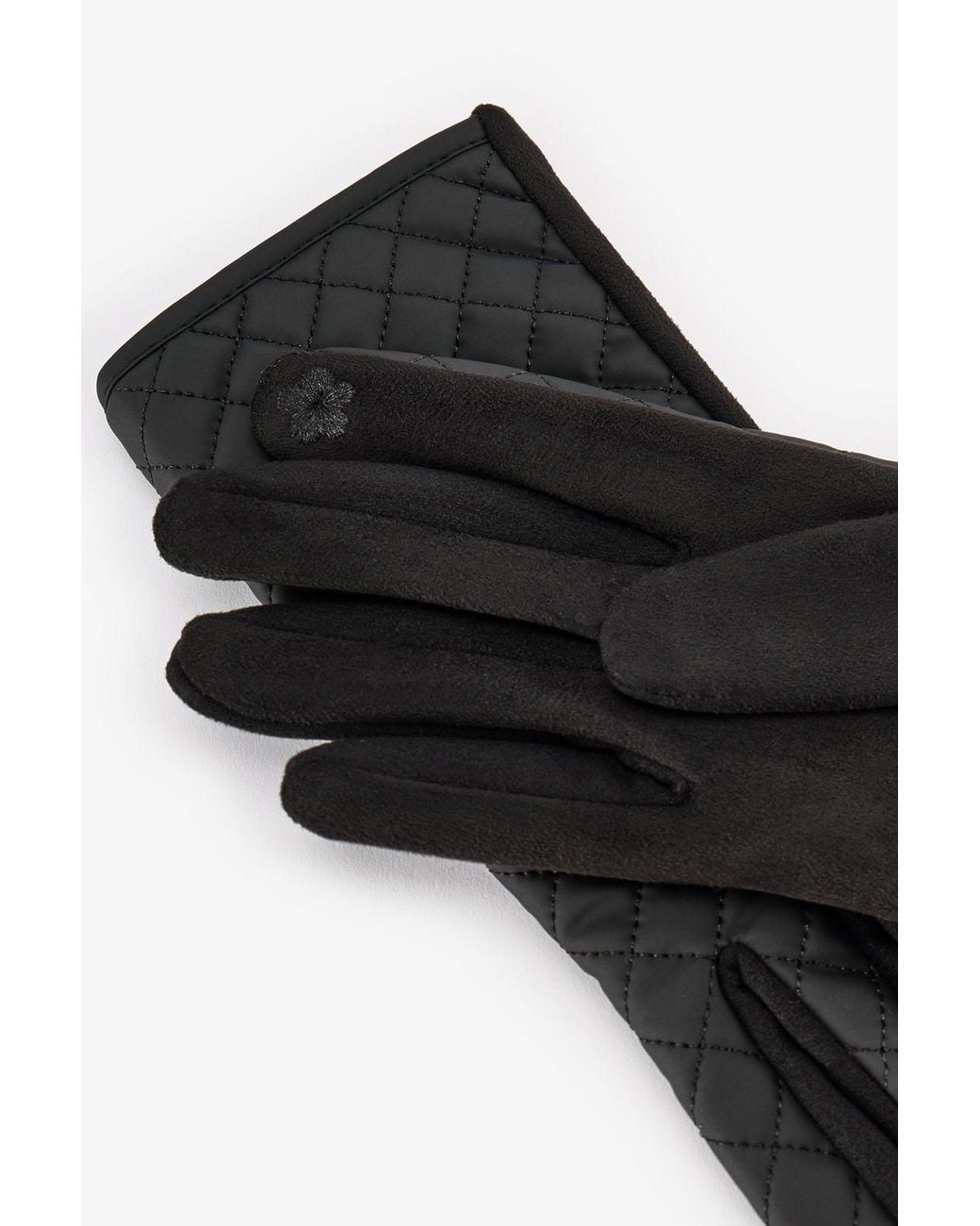 Penti Black Matthew Striped Gloves
