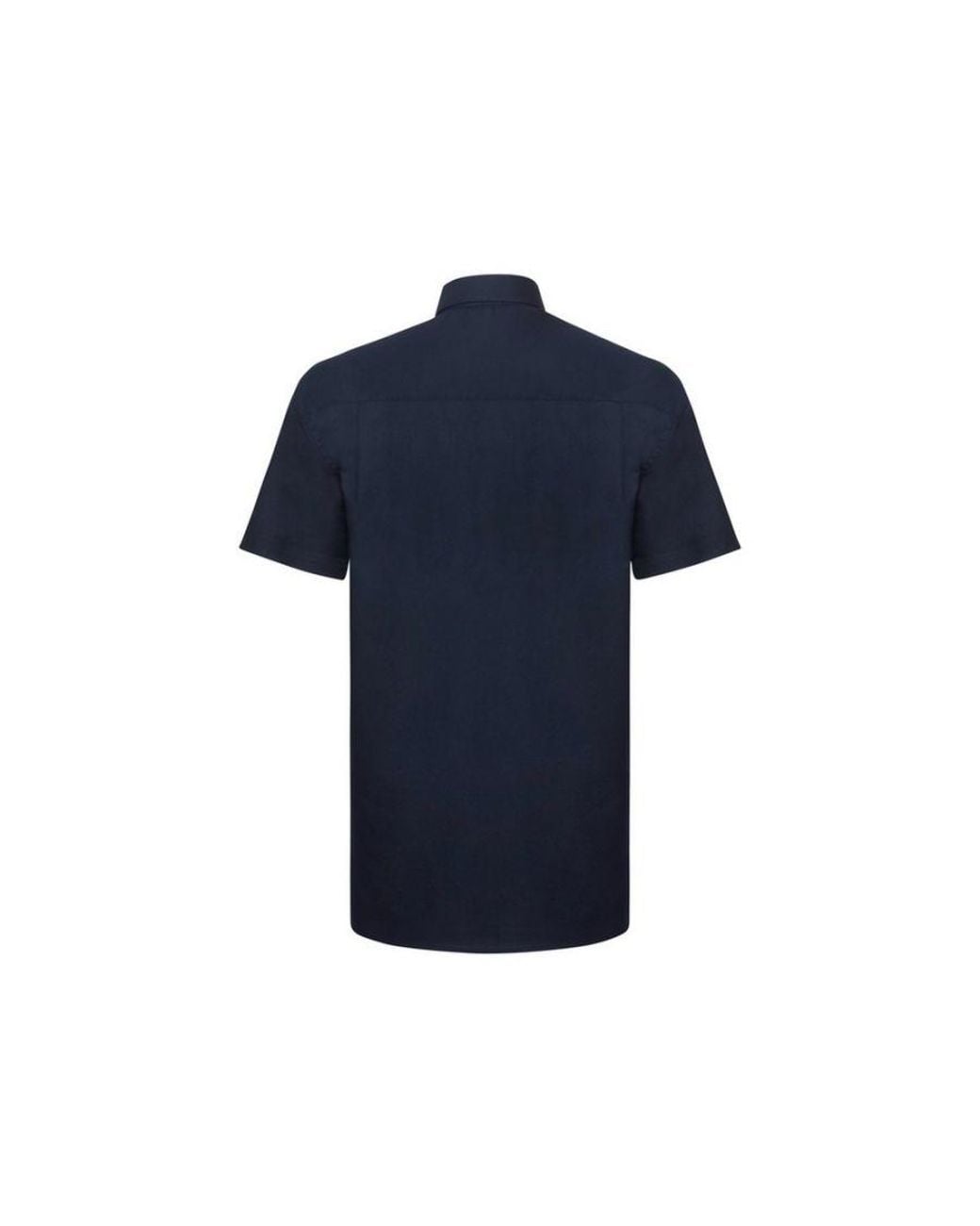 Russell Blue Collection Oxford Easy-Care Short-Sleeved Shirt (Bright) for men