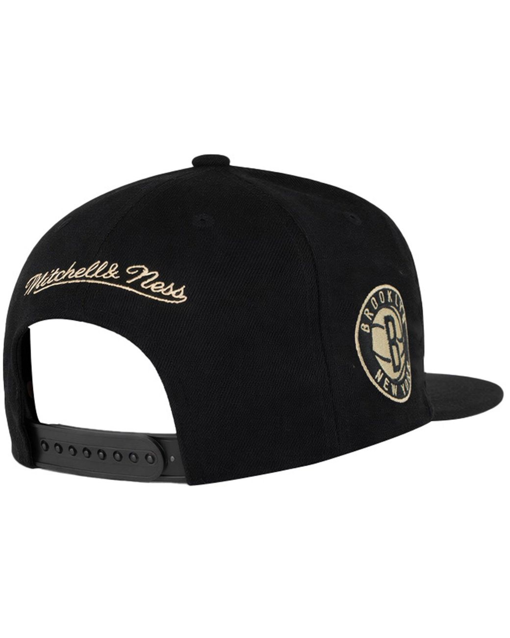 Mitchell & Ness Black Nba Brooklyn Nets With Love Cap