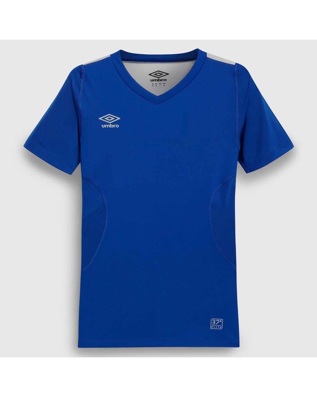 Umbro Blue Adult Elite V Neck Base Layer Top (Deep Surf)