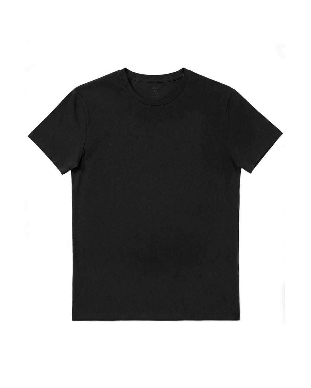 Öts Black Crew Neck T-Shirt for men