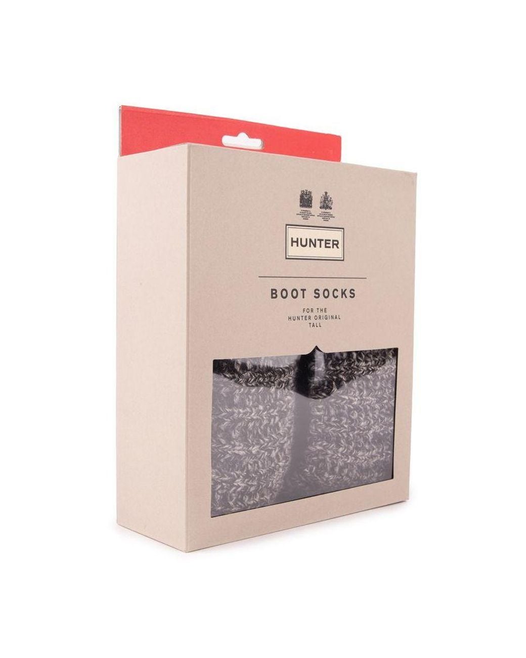 Hunter Black Tall Waffle Welly Socks