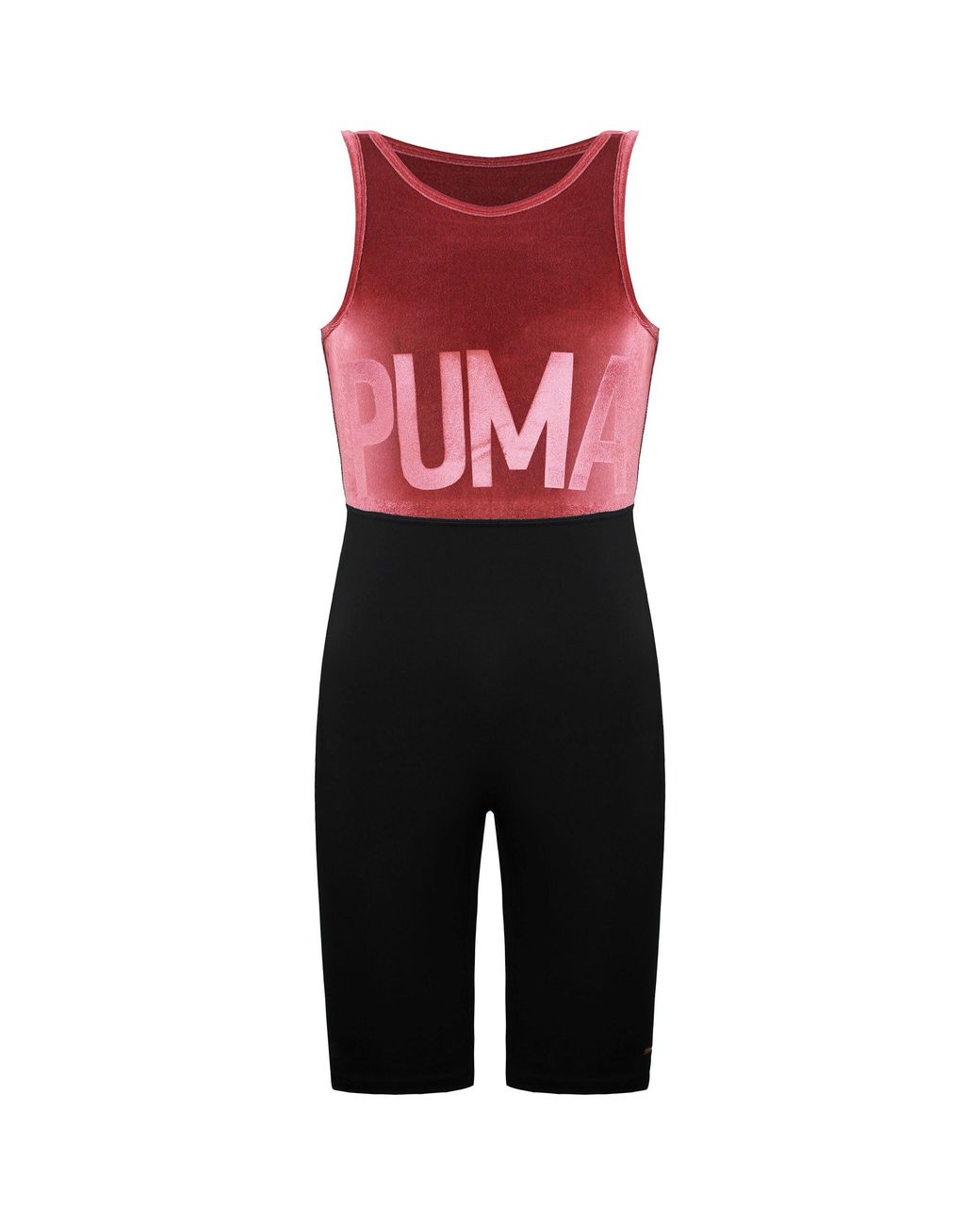 PUMA Red Active /Burgundy Jumpsuit Nylon