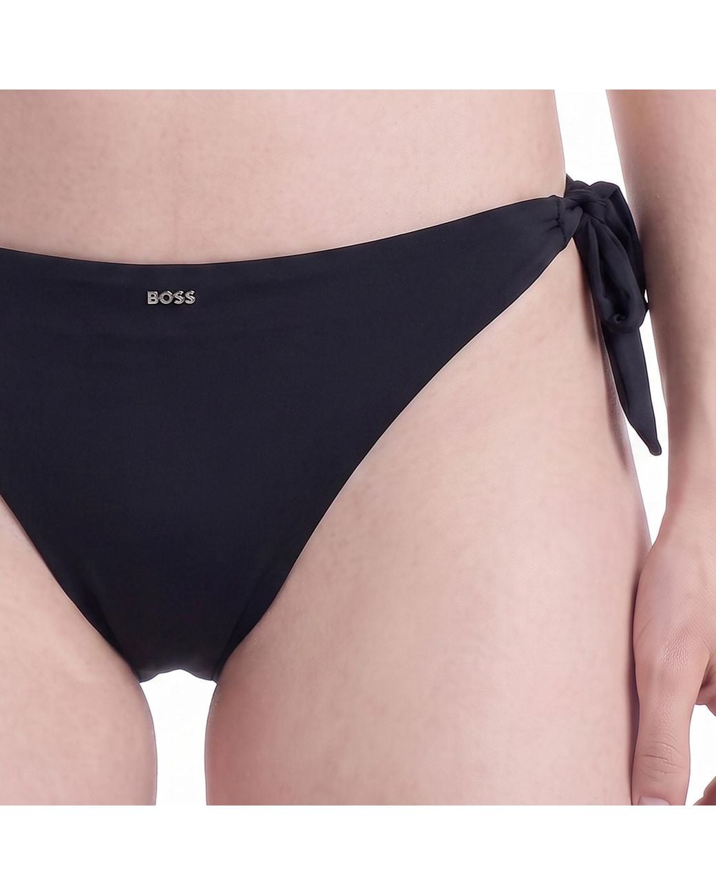 Boss Black Bikini Briefs With Side Tie 50561265