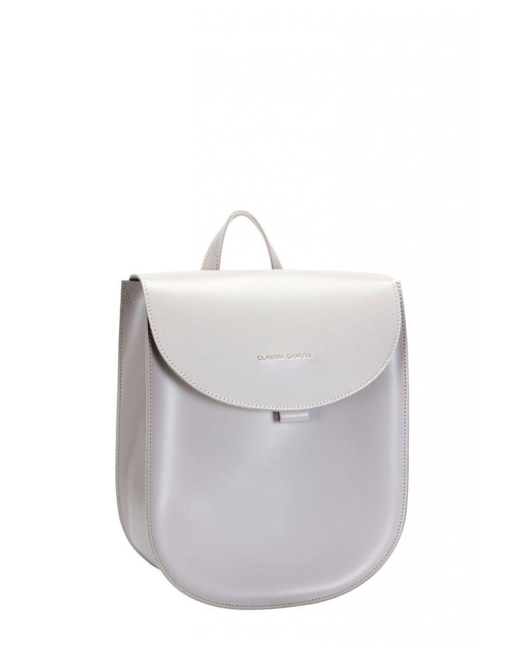 Claudia Canova Gray Neika Curved Backpack