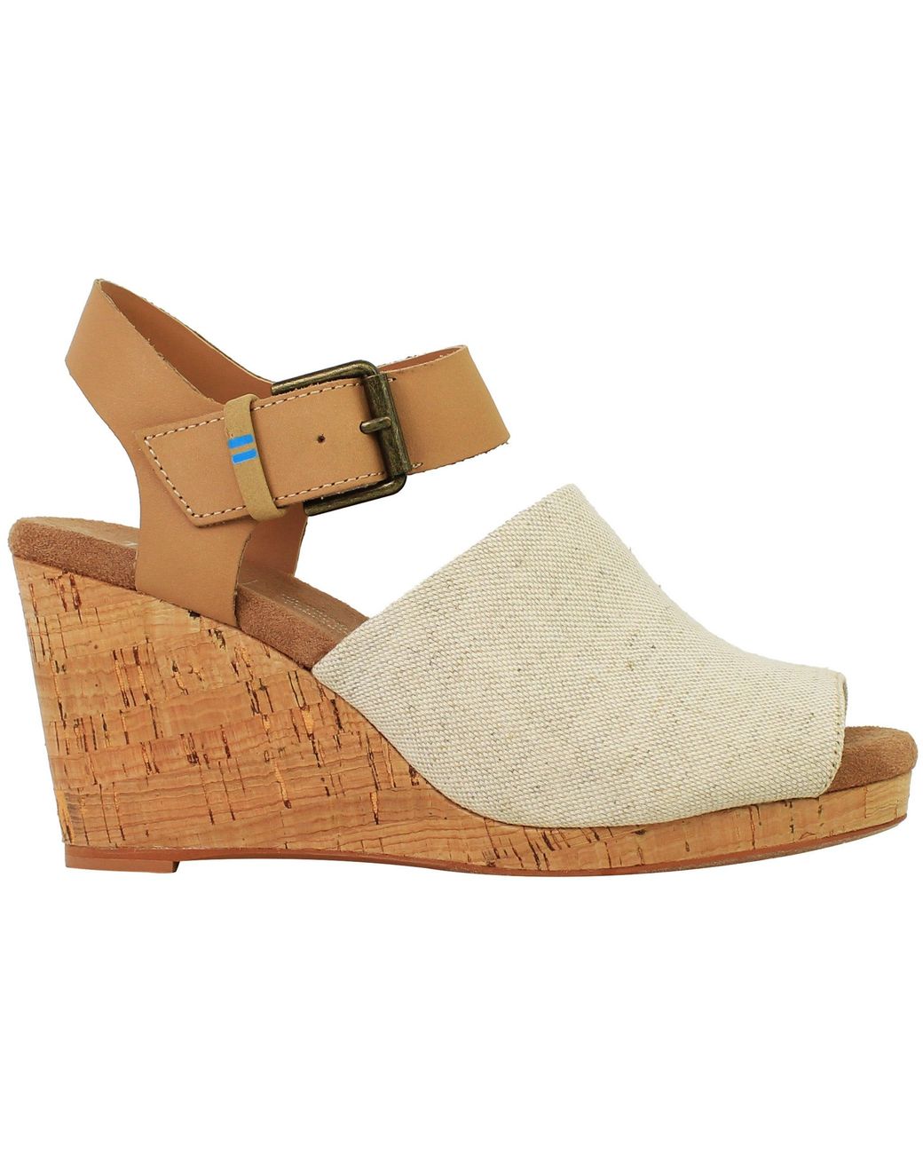 TOMS Metallic Tropez Wedges